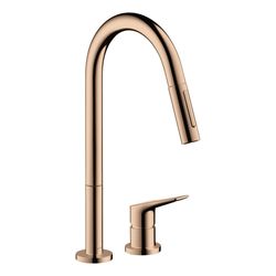 Hansgrohe AXOR Citterio M 2-Loch Einhebel-Küchenmischer ComfortZone 220, 9l/min, Au... HANSGROHE-34822300 4011097902876 (Abb. 1)