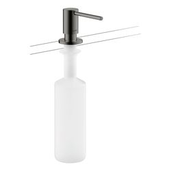 Hansgrohe AXOR Uno Spülmittel-/ Lotionspender, Ausladung 91mm, 500ml, 2ml Dosiermen... HANSGROHE-42818330 4059625297407 (Abb. 1)