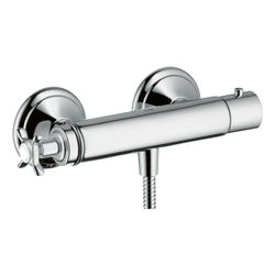 Hansgrohe AXOR Montreux Brausethermostat Aufputz, 16l/min, Kreuzgriff, Chrom... HANSGROHE-16261000 4011097515137 (Abb. 1)