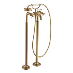 Hansgrohe AXOR Montreux 2-Griff Wannenarmatur bodenstehend, 16,5l/min, Kreuzgriffen... HANSGROHE-16547140 4011097819020 (Abb. 1)