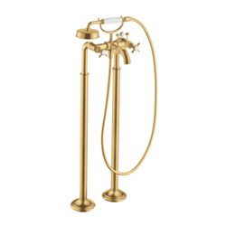 Hansgrohe AXOR Montreux 2-Griff Wannenarmatur bodenstehend, 16,5l/min, Kreuzgriffen... HANSGROHE-16547250 4011097819044 (Abb. 1)