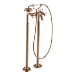 Hansgrohe AXOR Montreux 2-Griff Wannenarmatur bodenstehend, 16,5l/min, Kreuzgriffen... HANSGROHE-16547310 4011097819051 (Abb. 1)