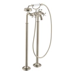 Hansgrohe AXOR Montreux 2-Griff Wannenarmatur bodenstehend, 16,5l/min, Kreuzgriffen... HANSGROHE-16547820 4011097515625 (Abb. 1)