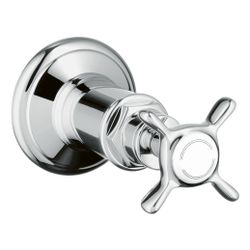 Hansgrohe AXOR Montreux Absperrventil Unterputz, Kreuzgriff, DN 15/DN 20, Chrom... HANSGROHE-16871000 4011097509518 (Abb. 1)