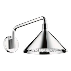 Hansgrohe AXOR Showers/Front Kopfbrause 240mm, 15l/min, 2jet, Brausearm, Chrom... HANSGROHE-26021000 4011097726052 (Abb. 1)