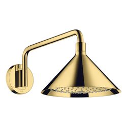 Hansgrohe AXOR Showers/Front Kopfbrause 240mm, 15l/min, 2jet, Brausearm, Polished G... HANSGROHE-26021990 4011097836645 (Abb. 1)