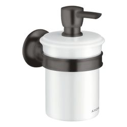 Hansgrohe AXOR Montreux Lotionspender, 300ml, Metall/Porzellan, Brushed Black Chrom... HANSGROHE-42019340 4011097936970 (Abb. 1)