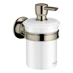Hansgrohe AXOR Montreux Lotionspender, 300ml, Metall/Porzellan, Polished Nickel... HANSGROHE-42019830 4011097516141 (Abb. 1)