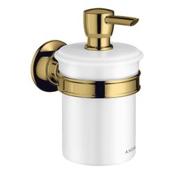 Hansgrohe AXOR Montreux Lotionspender, 300ml, Metall/Porzellan, Polished Gold Optic... HANSGROHE-42019990 4011097937175 (Abb. 1)