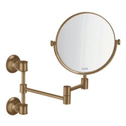 Hansgrohe AXOR Montreux Rasierspiegel, 213x314x66mm, Glas/Metall, Brushed Bronze... HANSGROHE-42090140 4011097940090 (Abb. 1)