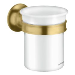 Hansgrohe AXOR Montreux Zahnputzbecher, Wandmontage, Metall/Porzellan, 106x87x121mm... HANSGROHE-42134250 4011097940281 (Abb. 1)