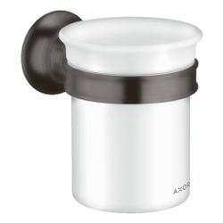 Hansgrohe AXOR Montreux Zahnputzbecher, Wandmontage, Metall/Porzellan, 106x87x121mm... HANSGROHE-42134340 4011097940229 (Abb. 1)