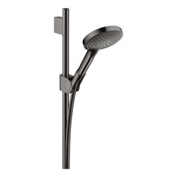 Hansgrohe AXOR Uno Brauseset 90cm, Handbrause, 15l/min, 120 3jet, Polished Black Ch... HANSGROHE-27987330 4011097846736 (Abb. 1)