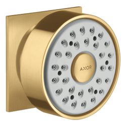 Hansgrohe AXOR Seitenbrause, 5l/min, 65mm, 1jet eckig, Brushed Gold Optic... HANSGROHE-28469250 4011097896670 (Abb. 1)