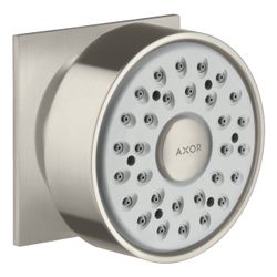 Hansgrohe AXOR Seitenbrause, 5l/min, 65mm, 1jet eckig, Edelstahl Optic... HANSGROHE-28469800 4011097562117 (Abb. 1)