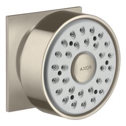Hansgrohe AXOR Seitenbrause, 5l/min, 65mm, 1jet eckig, Brushed Nickel... HANSGROHE-28469820 4011097562131 (Abb. 1)