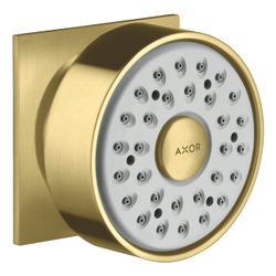 Hansgrohe AXOR Seitenbrause, 5l/min, 65mm, 1jet eckig, Brushed Brass... HANSGROHE-28469950 4011097896557 (Abb. 1)
