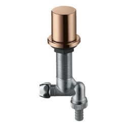Hansgrohe AXOR Küchen-Geräteabsperrventil, DN 15, G 1/2" x G 3/4", Polished Red Gol... HANSGROHE-10823300 4011097864488 (Abb. 1)