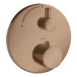 Hansgrohe AXOR Uno Thermostat Unterputz, 25l/min, Absperrventil, Brushed Red Gold... HANSGROHE-38700310 4011097912189 (Abb. 1)