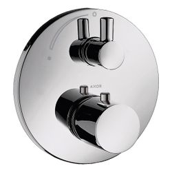 Hansgrohe AXOR Uno Thermostat Unterputz, 25l/min, Absperrventil, Polished Black Chr... HANSGROHE-38700330 4011097912219 (Abb. 1)