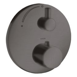 Hansgrohe AXOR Uno Thermostat Unterputz, 25l/min, Absperrventil, Brushed Black Chro... HANSGROHE-38700340 4011097912141 (Abb. 1)