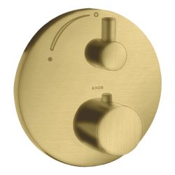 Hansgrohe AXOR Uno Thermostat Unterputz, 25l/min, Absperrventil, Brushed Brass... HANSGROHE-38700950 4011097912134 (Abb. 1)