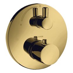 Hansgrohe AXOR Uno Thermostat Unterputz, 25l/min, Absperrventil, Polished Gold Opti... HANSGROHE-38700990 4011097912233 (Abb. 1)