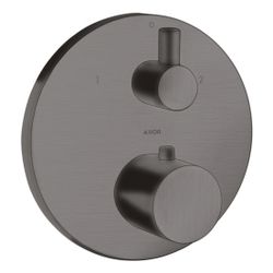 Hansgrohe AXOR Uno Thermostat Unterputz, 29l/min, Ab- und Umstellventil, Brushed Bl... HANSGROHE-38720340 4011097912424 (Abb. 1)