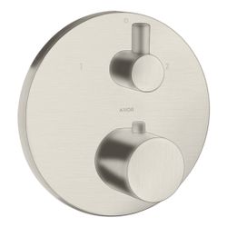 Hansgrohe AXOR Uno Thermostat Unterputz, 29l/min, Ab- und Umstellventil, Edelstahl ... HANSGROHE-38720800 4011097711874 (Abb. 1)