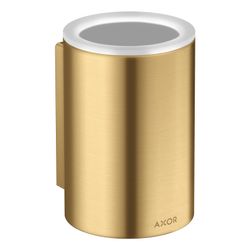 Hansgrohe Zahnputzbecher AXOR Universal Circular, 114x84x76mm, Metall/Glas, Brushed... HANSGROHE-42804250 4059625388655 (Abb. 1)