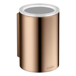 Hansgrohe Zahnputzbecher AXOR Universal Circular, 114x84x76mm, Metall/Glas, Polishe... HANSGROHE-42804300 4059625388648 (Abb. 1)
