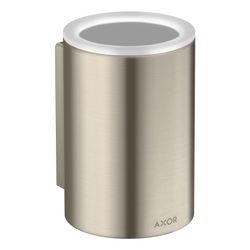 Hansgrohe Zahnputzbecher AXOR Universal Circular, 114x84x76mm, Metall/Glas, Brushed... HANSGROHE-42804820 4059625388594 (Abb. 1)