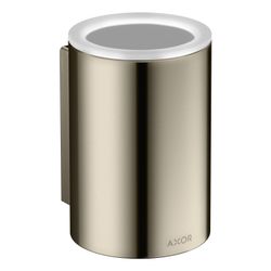 Hansgrohe Zahnputzbecher AXOR Universal Circular, 114x84x76mm, Metall/Glas, Polishe... HANSGROHE-42804830 4059625388587 (Abb. 1)