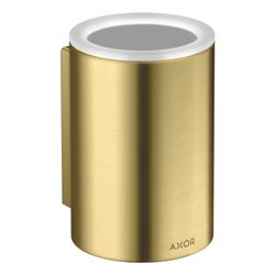 Hansgrohe Zahnputzbecher AXOR Universal Circular, 114x84x76mm, Metall/Glas, Brushed... HANSGROHE-42804950 4059625388570 (Abb. 1)