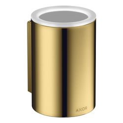 Hansgrohe Zahnputzbecher AXOR Universal Circular, 114x84x76mm, Metall/Glas, Polishe... HANSGROHE-42804990 4059625388563 (Abb. 1)