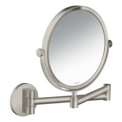 Hansgrohe AXOR Universal Circular Rasierspiegel, 5-fach Vergrößerung, neigbar, schw... HANSGROHE-42849800 4059625389157 (Abb. 1)