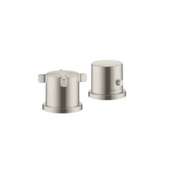 Hansgrohe 2-Loch Thermostat AXOR Citterio E Wannenrandmontage, DN 15, Edelstahl Opt... HANSGROHE-36412800 4011097904757 (Abb. 1)
