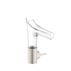 Hansgrohe AXOR Starck V Einhebel-Waschtischmischer 140mm, 4l/min, Glasauslauf, Abla... HANSGROHE-12112800 4011097821528 (Abb. 1)