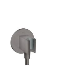 Hansgrohe AXOR ShowerSolutions Portereinheit rund, DN 15, G 1/2", Brushed Black Chr... HANSGROHE-36733340 4059625434727 (Abb. 1)