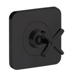 Hansgrohe AXOR Absperrventil Citterio E UP, 120x120mm, gerade, Mattschwarz... HANSGROHE-36771670 4059625427545 (Abb. 1)