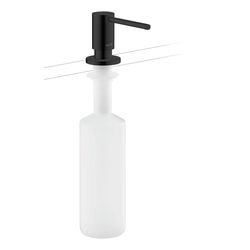 Hansgrohe AXOR Uno Spülmittel-/ Lotionspender, Ausladung 91mm, 500ml, 2ml Dosiermen... HANSGROHE-42818670 4059625428559 (Abb. 1)