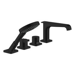 Hansgrohe AXOR Citterio E 4-Loch Wannenrandarmatur, Thermostat, 2 Verbraucher, Matt... HANSGROHE-36411670 4059625435298 (Abb. 1)