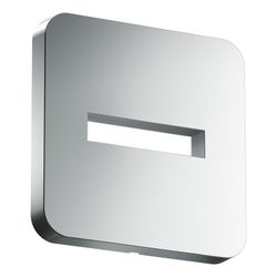 Hansgrohe Rosette softsquare für AXOR ShowerSolutions, Metall, Wandmontage, Chrom... HANSGROHE-35214000 4059625428733 (Abb. 1)