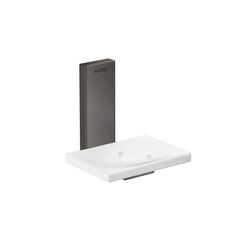 Hansgrohe AXOR Universal Rectangular Seifenschale, 110x110x107mm, Glas/Metall, Brus... HANSGROHE-42605340 4059625422267 (Abb. 1)