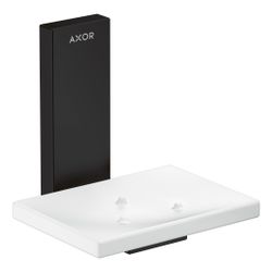 Hansgrohe AXOR Universal Rectangular Seifenschale, 110x110x107mm, Glas/Metall, Matt... HANSGROHE-42605670 4059625422243 (Abb. 1)