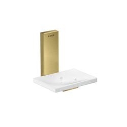 Hansgrohe AXOR Universal Rectangular Seifenschale, 110x110x107mm, Glas/Metall, Brus... HANSGROHE-42605950 4059625422199 (Abb. 1)
