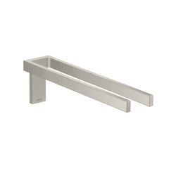 Hansgrohe AXOR Universal Rectangular Handtuchhalter zweiarmig, 381mm, Metall, Edels... HANSGROHE-42622800 4059625422533 (Abb. 1)