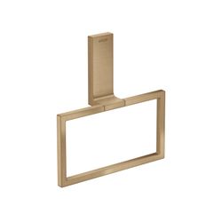 Hansgrohe AXOR Universal Rectangular Handtuchring, schwenkbar, Metall, Brushed Bron... HANSGROHE-42623140 4059625423455 (Abb. 1)