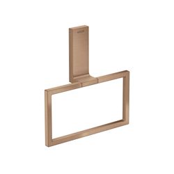 Hansgrohe AXOR Universal Rectangular Handtuchring, schwenkbar, Metall, Brushed Red ... HANSGROHE-42623310 4059625423424 (Abb. 1)