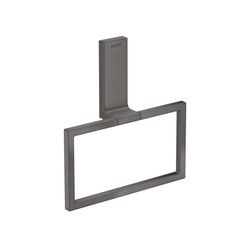 Hansgrohe AXOR Universal Rectangular Handtuchring, schwenkbar, Metall, Brushed Blac... HANSGROHE-42623340 4059625423400 (Abb. 1)
